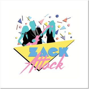 Zack Attack (for light color shirts) Posters and Art